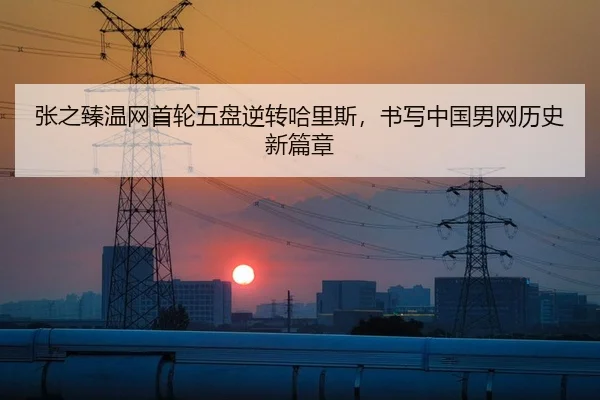 张之臻温网首轮五盘逆转哈里斯，书写中国男网历史新篇章